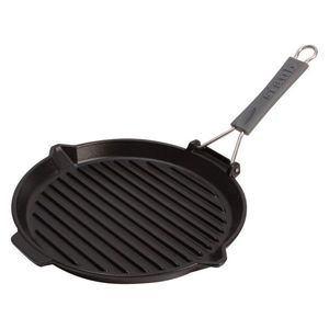 Staub Grilovací pánev kulatá, černá, 27 cm 1202023 1202023 obraz