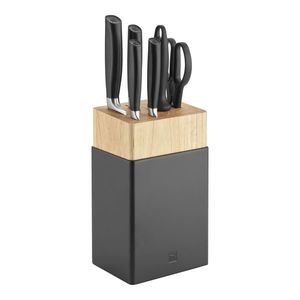 Zwilling Blok s noži, ocílkou a nůžkami All * Star, 7 ks, černé logo 1022596 obraz