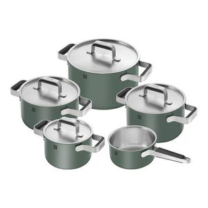 Zwilling Sada třívrstvého nerezového nádobí s keramickým povrchem Pure, 5 ks, zelená 1028854 obraz