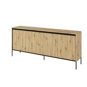 Dig-net nábytek Komoda SWING TR-04 s LED osvětlením | dub artisan obraz