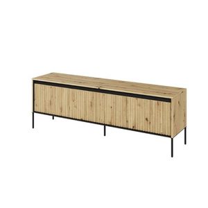 Dig-net nábytek TV stolek SWING TR-05 s LED osvětlením | dub artisan obraz