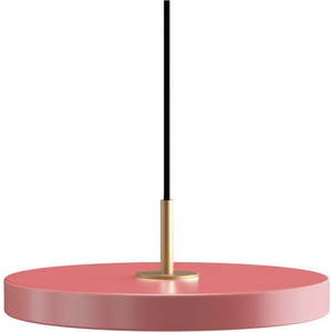 Růžové kovové LED stmívatelné závěsné svítidlo s kovovým stínidlem ø 31 cm Asteria Plus – UMAGE obraz