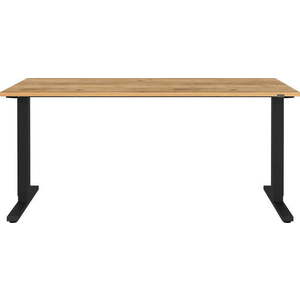 Pracovní stůl s elektricky nastavitelnou výškou s deskou v dubovém dekoru 80x160 cm Lissabon – Germania obraz
