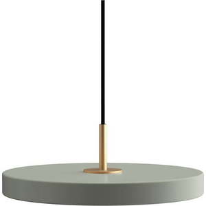 Šalvějově zelené kovové LED stmívatelné závěsné svítidlo s kovovým stínidlem ø 31 cm Asteria Plus – UMAGE obraz