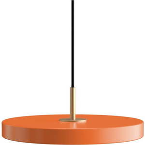 Oranžové kovové LED stmívatelné závěsné svítidlo s kovovým stínidlem ø 31 cm Asteria Plus – UMAGE obraz