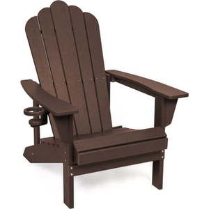 Hnědé plastové zahradní křeslo Adirondack – Bonami Selection obraz