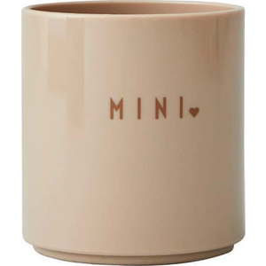 Béžový dětský hrnek Design Letters Mini Love obraz