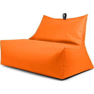 Oranžový sedací vak z imitace kůže Icy Sofa – So Soft? obraz