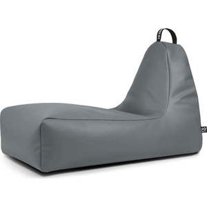 Šedý sedací vak z imitace kůže Chill XXL – So Soft? obraz