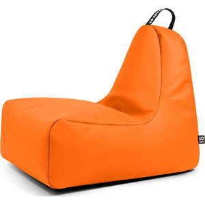 Oranžový sedací vak z imitace kůže Chill XL – So Soft? obraz