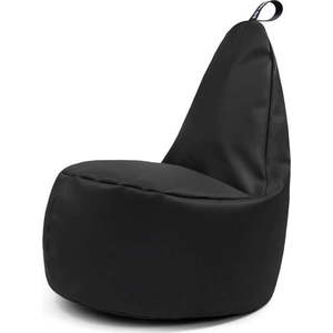 Černý sedací vak z imitace kůže Lull XL – So Soft? obraz