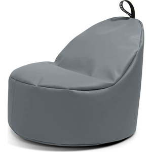 Šedý dětský sedací vak z imitace kůže Round M – So Soft? obraz