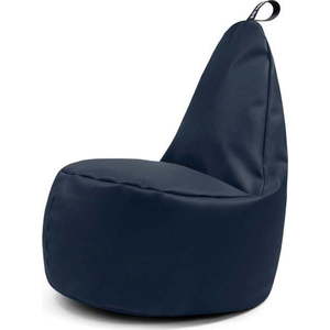 Tmavě modrý sedací vak z imitace kůže Lull XL – So Soft? obraz