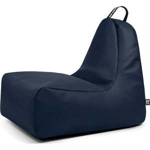 Tmavě modrý sedací vak z imitace kůže Chill L – So Soft? obraz