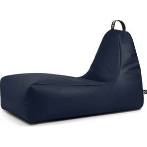 Tmavě modrý sedací vak z imitace kůže Chill XXL – So Soft? obraz