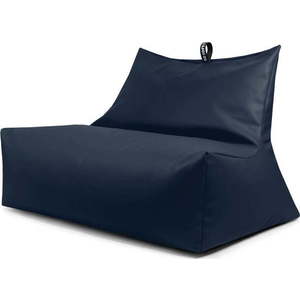 Tmavě modrý sedací vak z imitace kůže Icy Sofa – So Soft? obraz