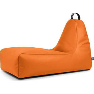 Oranžový sedací vak z imitace kůže Chill XXL – So Soft? obraz