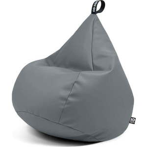 Šedý dětský sedací vak z imitace kůže Drop M – So Soft? obraz