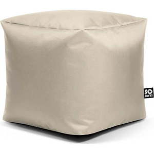 Béžový dětský sedací vak z imitace kůže Cube M – So Soft? obraz