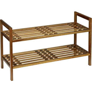 Stojan na boty z masivu akácie v přírodní barvě 69x40, 5x27 cm Fondi – Wenko obraz