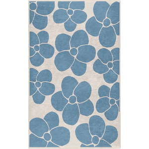 Modrý pratelný koberec 120x180 cm Blue Meadow – Mila Home obraz