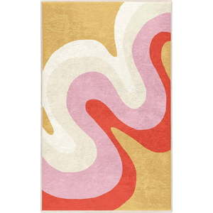 Žlutý/růžový pratelný koberec 120x180 cm Raspberry Creamsicle – Mila Home obraz