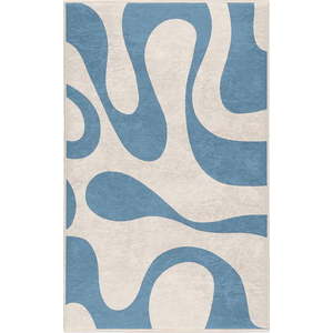 Modrý pratelný koberec 160x230 cm Blue Latte – Mila Home obraz