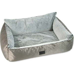 Pelíšek pro psa ve stříbrné barvě 120x85 cm Dog Fantasy Lux Platinum – Plaček Pet Products obraz