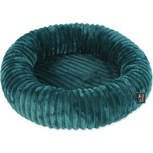 Tmavě zelený pelíšek pro psa ø 70 cm Dog Fantasy Stripe – Plaček Pet Products obraz