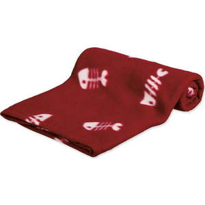Červená fleecová deka pro kočku 100x70 cm Trixie Barney – Plaček Pet Products obraz