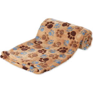Béžová fleecová deka pro psa 100x70 cm Trixie Laslo – Plaček Pet Products obraz