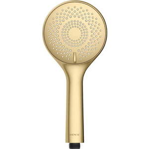 Plastová úsporná sprchová hlavice v matně zlaté barvě ø 11 cm Watersaving System – Wenko obraz