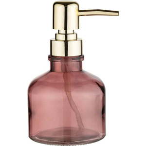 Tmavě růžový skleněný dávkovač mýdla 200 ml Atessa – Wenko obraz