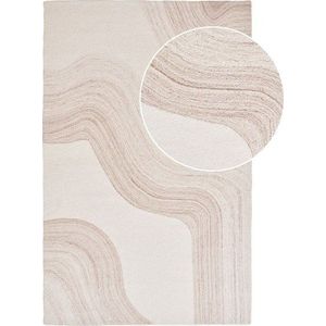 Krémový ručně tkaný vlněný koberec 160x230 cm Surat – House Nordic obraz