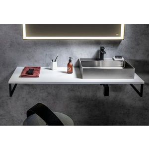 Bílá deska pod umyvadlo 150x50 cm Plato – Sapho obraz