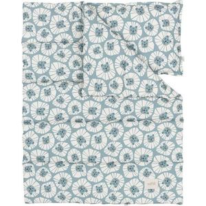 Modrá souprava do postýlky Denim Lions – Malomi Kids obraz