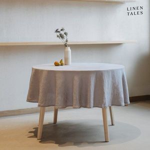 Lněný ubrus ø 230 cm – Linen Tales obraz