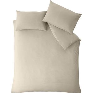 Béžové povlečení na dvoulůžko 200x200 cm So Soft Easy Iron – Catherine Lansfield obraz