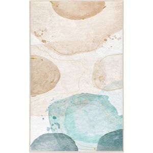 Krémovo-tyrkysový pratelný koberec 160x230 cm Puddle – Mila Home obraz