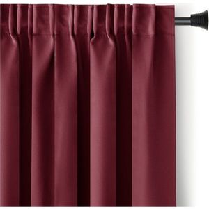 Vínový zatemňovací termo závěs 140x270 cm Pleat – Restilo obraz