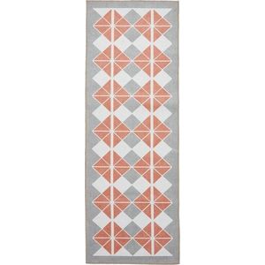 Oranžovo-šedý pratelný běhoun 76x230 cm Victoria Orange – Think Rugs obraz