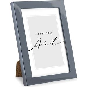 Šedý plastový rámeček 17x22 cm obraz
