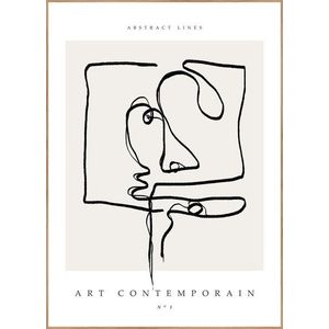Obraz 70x100 cm Art Contemporain – Malerifabrikken obraz