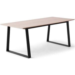 Rozkládací jídelní stůl s deskou v dubovém dekoru v přírodní barvě 100x210 cm Meza – Hammel Furniture obraz