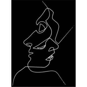 Koberec Rizzoli Faces, 80 x 140 cm obraz