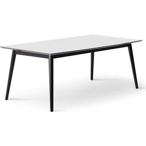 Rozkládací jídelní stůl s bílou deskou a přídavnou deskou 100x210 cm Meza – Hammel Furniture obraz