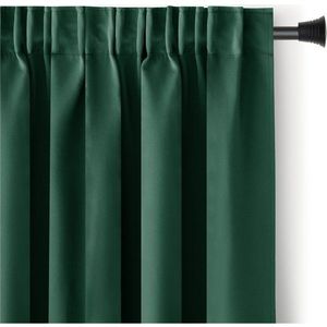Tmavě zelený zatemňovací termo závěs 140x270 cm Pleat – Restilo obraz