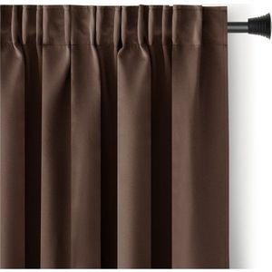 Hnědý zatemňovací termo závěs 140x270 cm Pleat – Restilo obraz