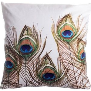 Dekorační polštář 45x45 cm Peacock Feathers – JAHU collections obraz