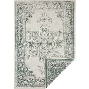 Zeleno-krémový venkovní koberec NORTHRUGS Borbon, 120 x 170 cm obraz